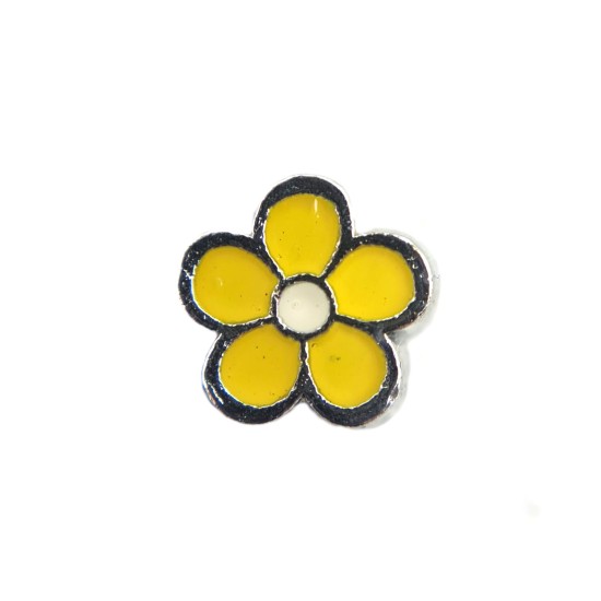 Yellow flower charm