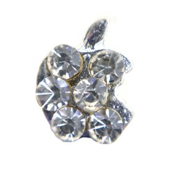 Crystal apple charm