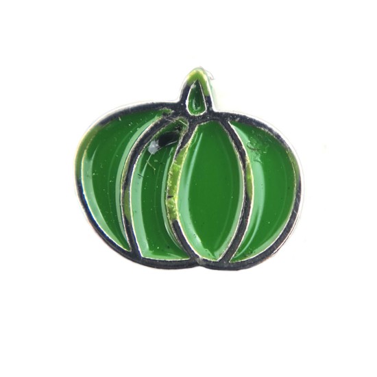 Green pumpkin charm