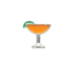 Orange cocktail charm