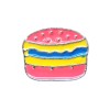 Pink burger charm