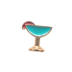 Turquoise cocktail charm