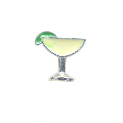 White cocktail charm