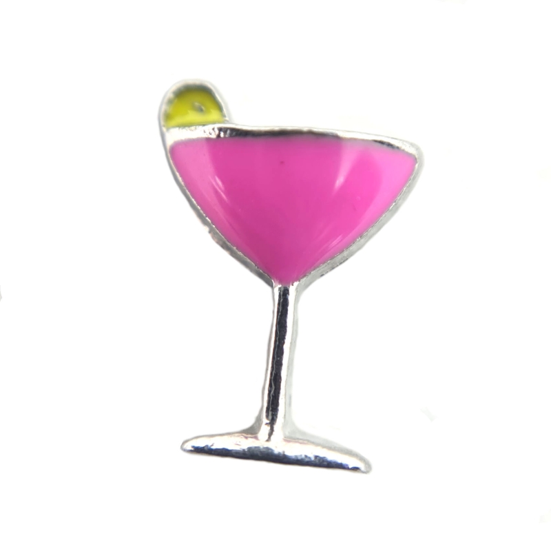 Pink Cocktail Charm