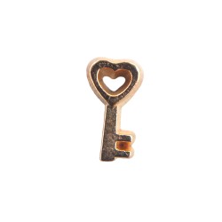 Golden key charm