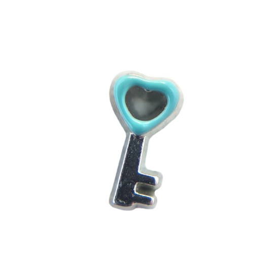 Blue key charm