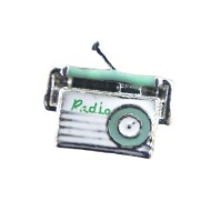 Retro radio charm