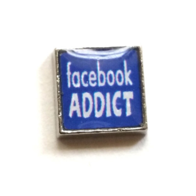 Facebook Addict Charm