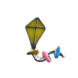 Yellow kite charm