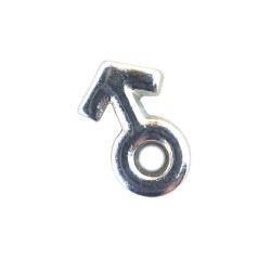 Male symbol charm