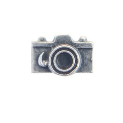 Pewter camera charm