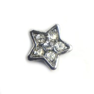 Crystal star charm