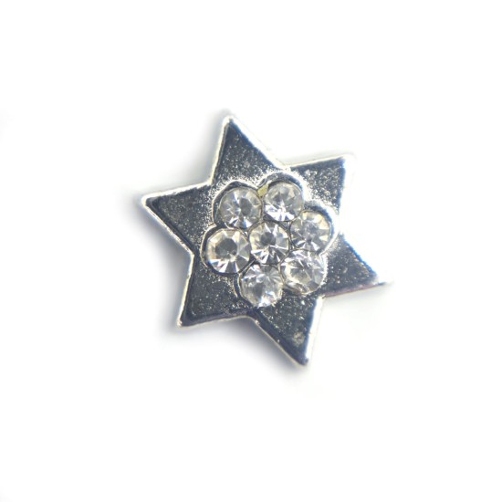 Clear crystal star charm