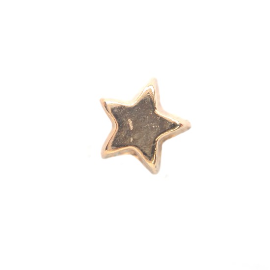 Gold star charm