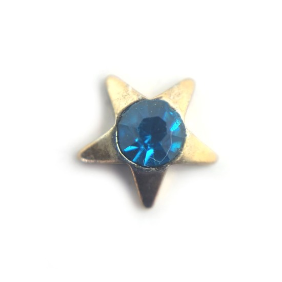 Golden star charm