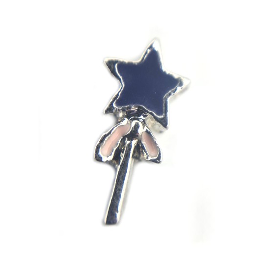 Lilac wand star charm