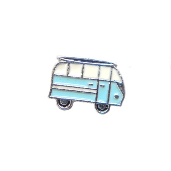 Blue bus charm