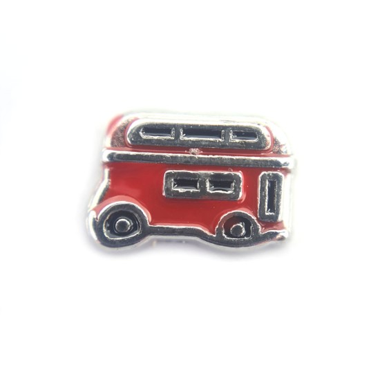 Red bus charm