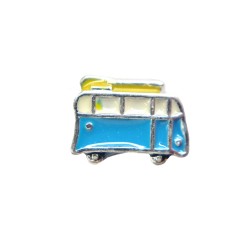 Blue campervan charm