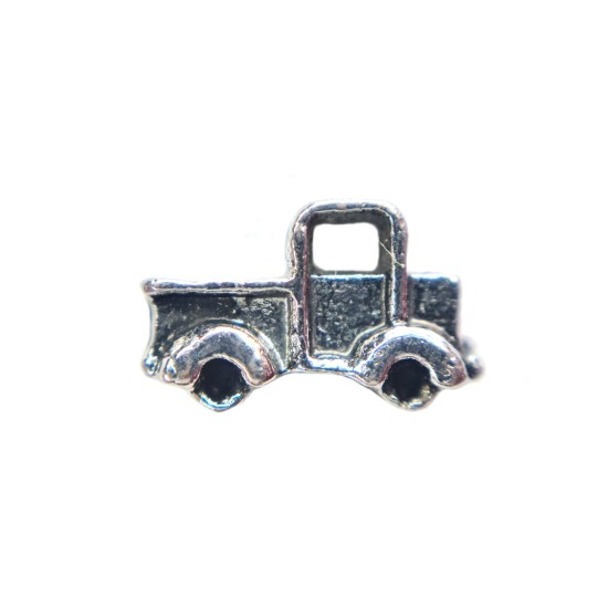 Vintage silver car charm