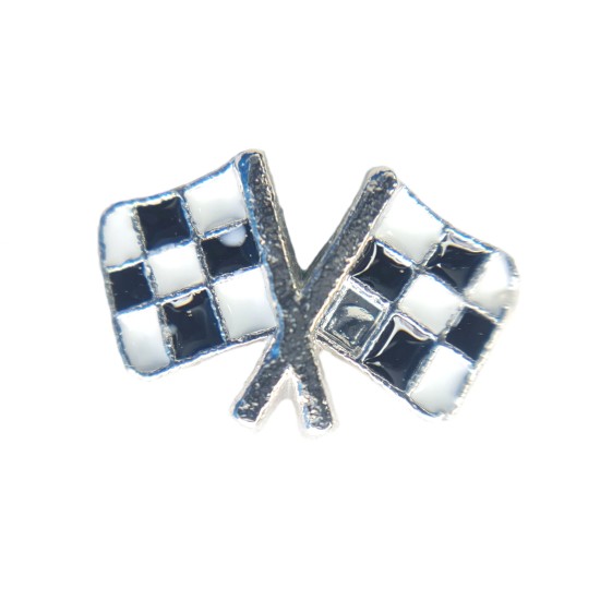 Racing flags charm