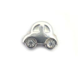 Silver car charm