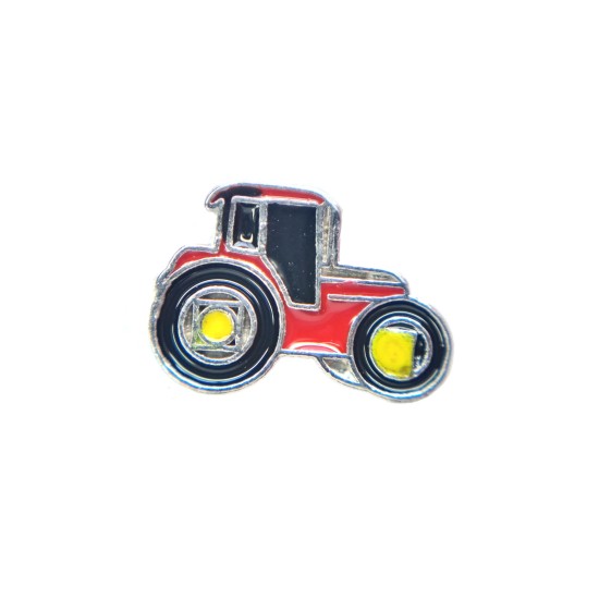 Red tractor charm