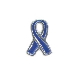 Navy blue awareness ribbon