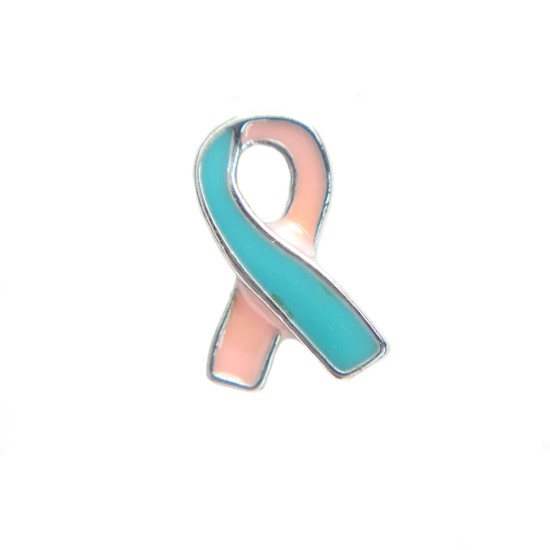 Pink and blue awareness ribbon