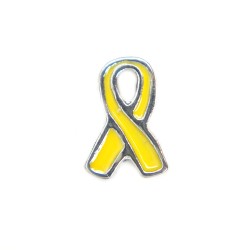 Yellow awareness ribbon