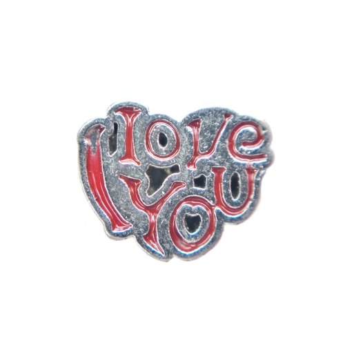Red I Love You Charm