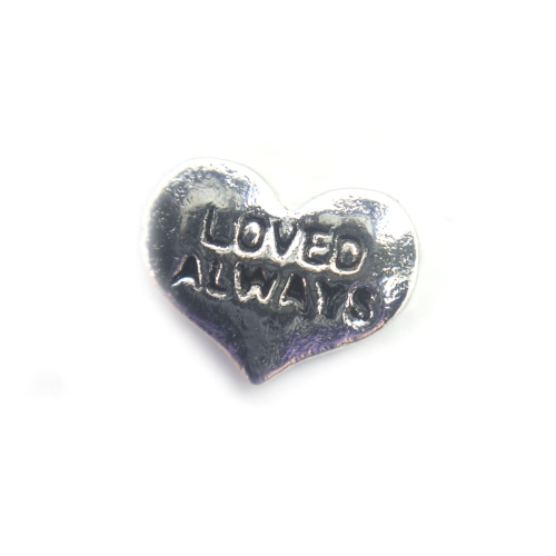 Loved Always Heart Charm