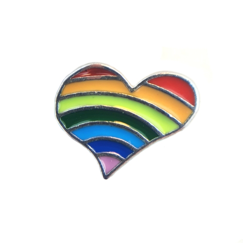 Multicoloured Heart Charm