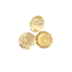 Pale yellow 4mm gems