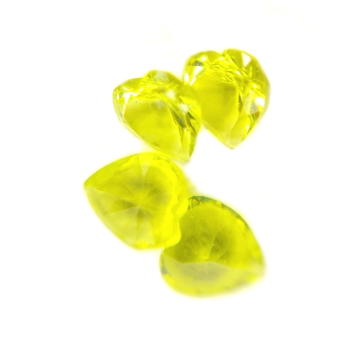 Light Green Heart Gems Light Green Heart Gems