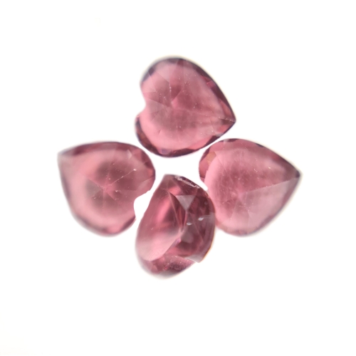 Dusky Pink Heart Gems