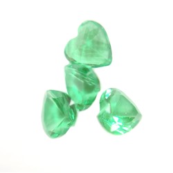 Green heart gems