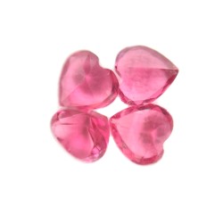 Pink heart gems