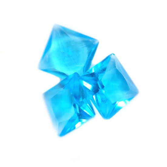 Blue square gems