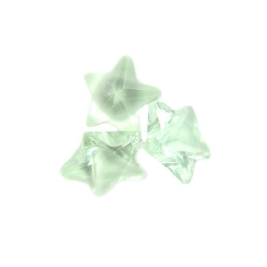 Mint green star gems