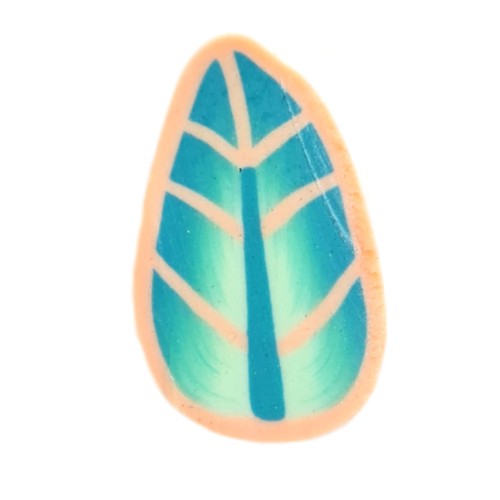Orange And Green Polymer Leaf
