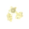 Pale yellow star gems