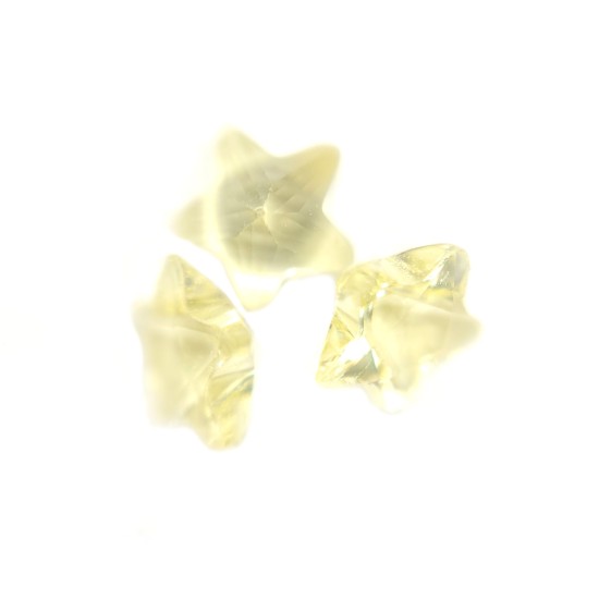 Pale yellow star gems