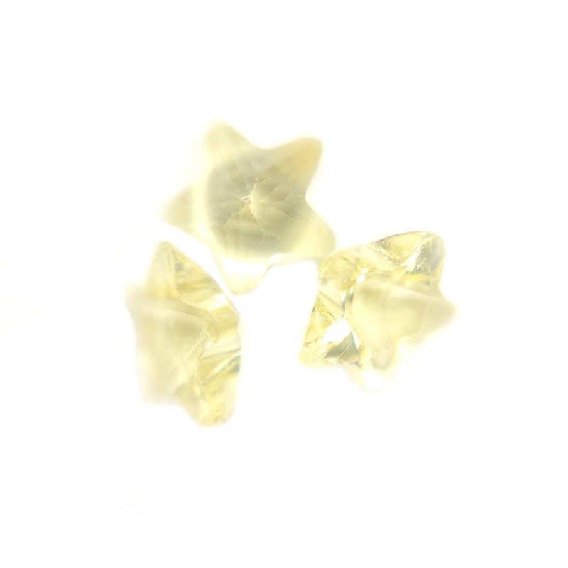 Pale Yellow Star Gems Pale Yellow Star Gems