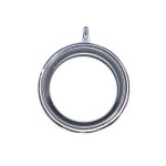 30mm Smooth round locket necklace