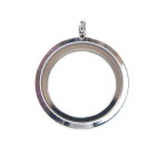 30mm Stainless steel smooth round locket 