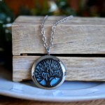 Tree of life perfume locket Tree of life perfume locket