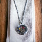 Small round locket necklace Small round locket necklace