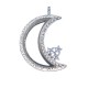 Crystal moon necklace