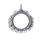 Crystal shell locket necklace Crystal shell locket necklace